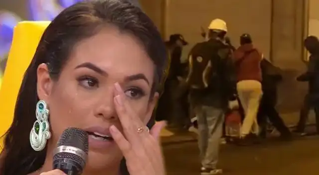 Jazmín Pinedo se pronunció sobre los últimos lamentables sucesos en el país.