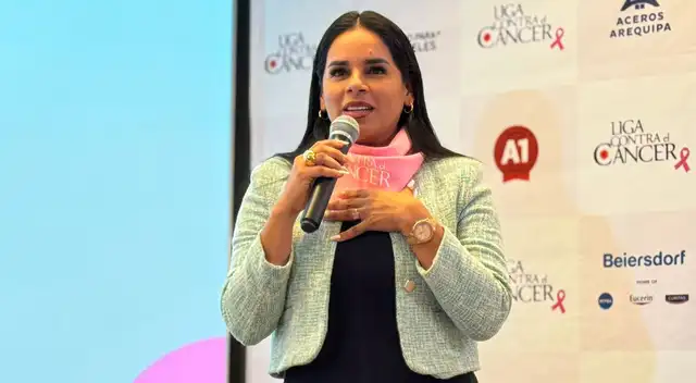 Giuliana Rengifo es embajadora de La liga contra el Cáncer.