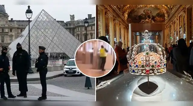 El famoso museo Louvre ha cerrado mientras investigan el robo de joyas en una de sus salas