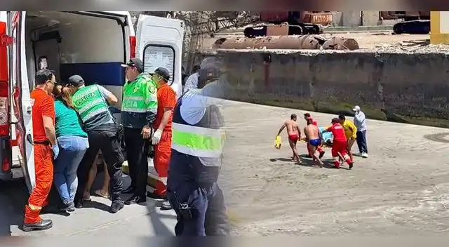 Un maestro fue por su alumno que había sido arrastrado por el mar de Mollendo