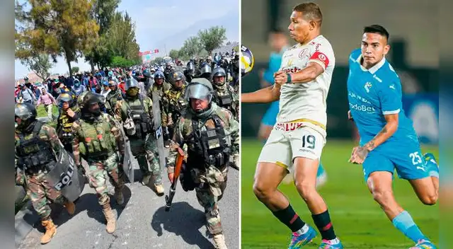 El partido entre Sporting Cristal y Universitario tendría dos escenarios ante el estado de emergencia. Foto: composición EP