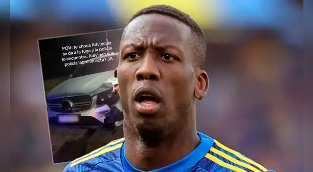 Luis Advíncula es criticado por haberse dado a la fuga tras protagonizar un accidente automovilístico. Foto: composición EP