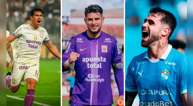 Universitario, Alianza Lima y Sporting Cristal se encuentran en los primeros lugares de la tabla acumulada. Foto: composición EP