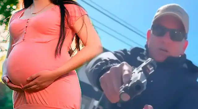 Graban a agente del ICE apuntando con su arma a embarazada