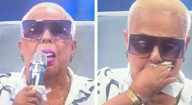 Lucía de la Cruz rompe en llanto. Lucía de la Cruz rompe en llanto.