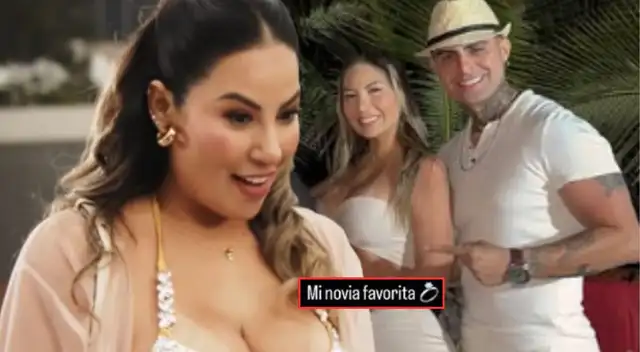 Pamela López se emociona celebrando pedida de mano con Paul Michael.