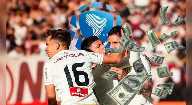 Universitario de Deportes recibió un millonario monto por parte de Conmebol tras salir campeón. Foto: composición EP
