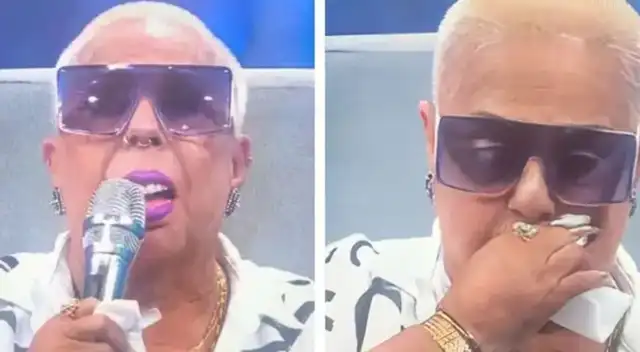 Lucía de la Cruz rompe en llanto. Lucía de la Cruz rompe en llanto.