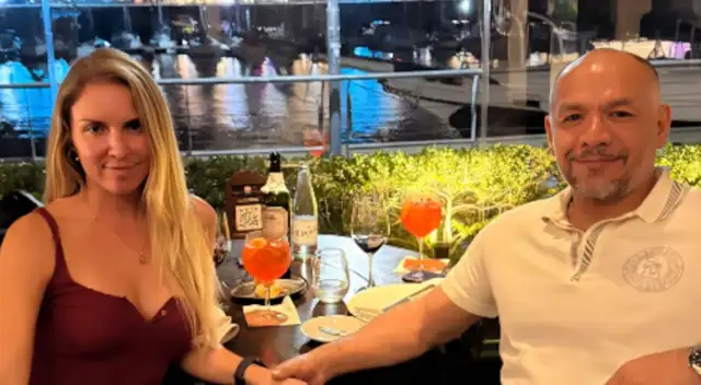 Jackson Mora y su nueva conquista.