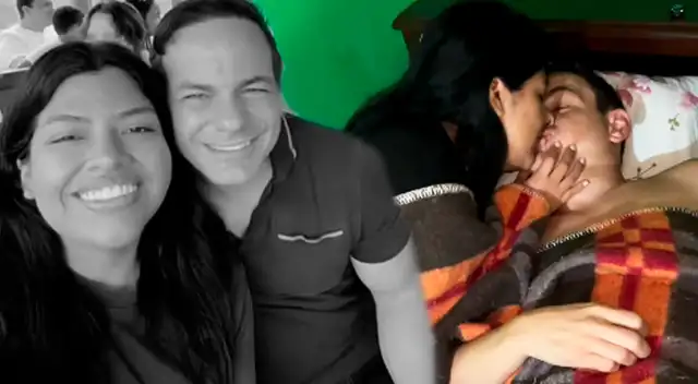 Mark Vito y su novia viven divertido momento.