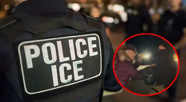 Agente del ICE fue captado agrediendo a una anciana durante protesta. Agente del ICE fue captado agrediendo a una anciana durante protesta.