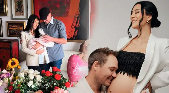 George Forsyth emocionado por su primera bebé. George Forsyth emocionado por su primera bebé.