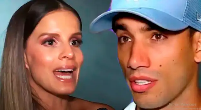 Alejandra Baigorria y Said Palao protagonizan un tenso momento.