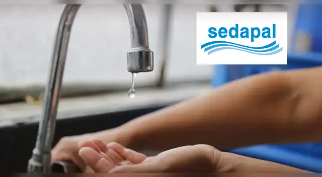 Sedapal anuncia corte de agua este 10 de noviembre.