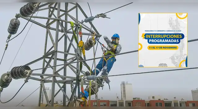 Seal anuncia corte de luz del 11 al 14 de noviembre ¿Cuáles son las zonas afectadas? Seal anuncia corte de luz del 11 al 14 de noviembre ¿Cuáles son las zonas afectadas?