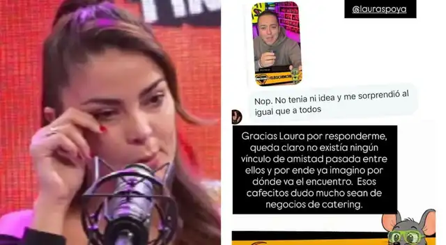 Laura Spoya rompe su silencio sobre el ampay de su ex.