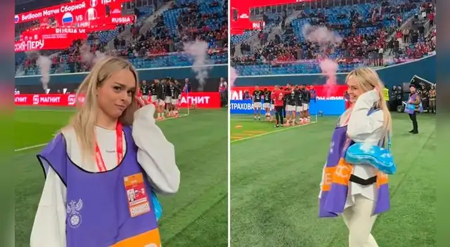 La influencer rusa causó sorpresa entre todos los hinchas al buscar 'marido latinoamericano'. Foto: captura TikTok/lamashagoryacheva