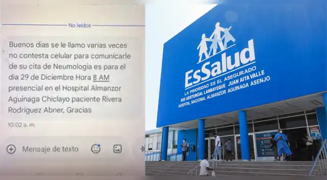 EsSalud realiza cita médica a paciente fallecido hace cuatro meses.