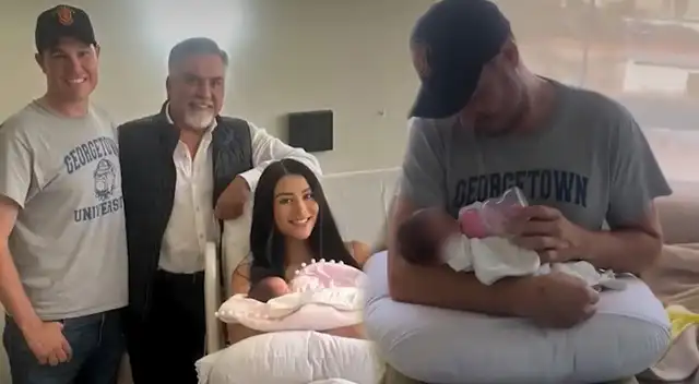 George Forsyth compartió fotos inéditas de su hija recién nacida. George Forsyth compartió fotos inéditas de su hija recién nacida.