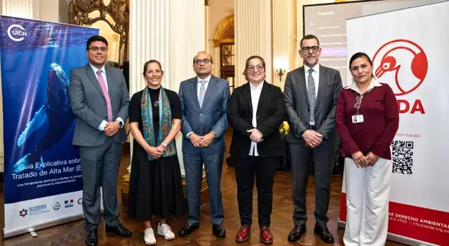 Perú recibió la guía preliminar del Tratado de Alta Mar, presentada por la UICN. Perú recibió la guía preliminar del Tratado de Alta Mar, presentada por la UICN.