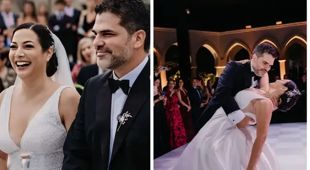 ¡Purita magia! Natalia Salas IMPACTA con un EMOTIVO baile familiar junto a Sergio Coloma y su hijo en su boda religiosa ¡Purita magia! Natalia Salas IMPACTA con un EMOTIVO baile familiar junto a Sergio Coloma y su hijo en su boda religiosa