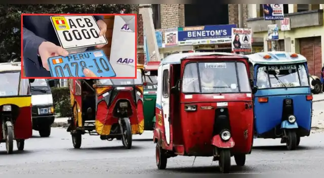 Mototaxis y motocicletas deberán cambiar sus modelos de placa desde esta fecha. Mototaxis y motocicletas deberán cambiar sus modelos de placa desde esta fecha.