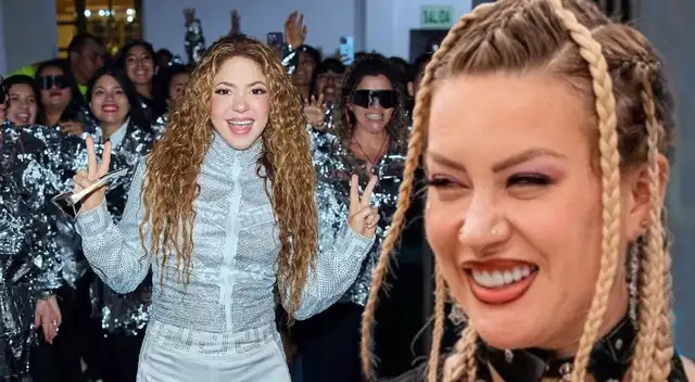 Leslie Shaw se burla de artistas que caminaron con Shakira. Leslie Shaw se burla de artistas que caminaron con Shakira.