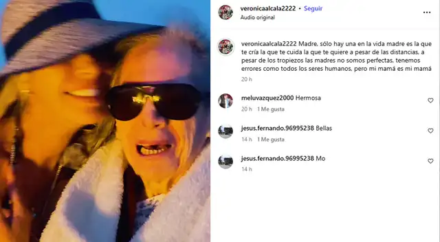 Verónica Alcalá publica conmovedor mensaje.