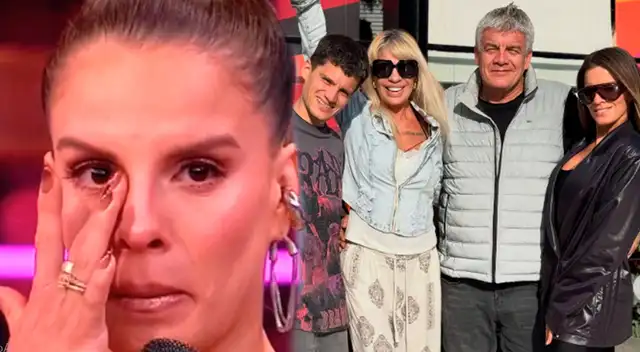 Alejandra Baigorria emociona a sus padre con viaje. Alejandra Baigorria emociona a sus padre con viaje.