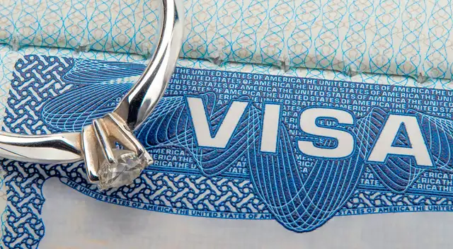La visa K-1 permite a un ciudadano casarse con un extranjero en EE.UU.