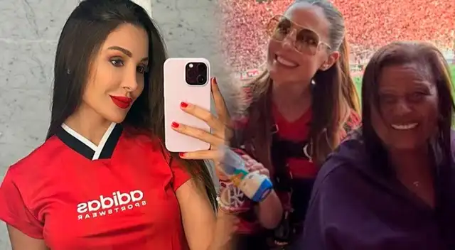 Ana Paula Consorte IMPACTA al posar bastante cercana con Doña Peta en la final de la Copa Libertadores 2025 Ana Paula Consorte IMPACTA al posar bastante cercana con Doña Peta en la final de la Copa Libertadores 2025