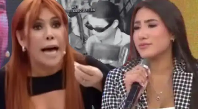 Magaly Medina cuestiona a Samahara Lobatón por actitud frente a cámaras. Magaly Medina cuestiona a Samahara Lobatón por actitud frente a cámaras.