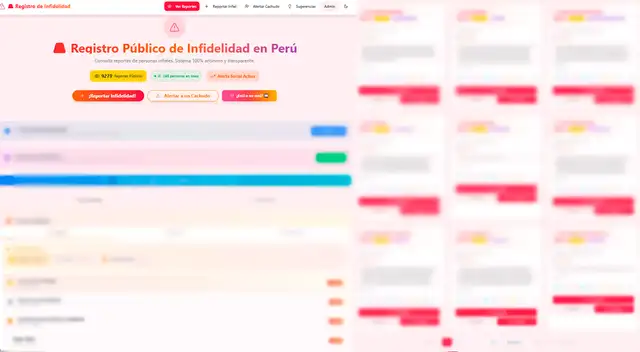 lista de infieles lista de infieles