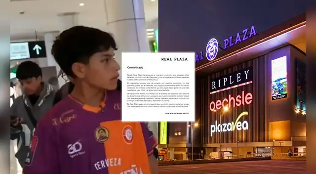 Real Plaza sacó un comunicado tras lo sucedido con 'Pol Deportes' en uno de sus locales. Foto: composición EP/Real Plaza Real Plaza sacó un comunicado tras lo sucedido con 'Pol Deportes' en uno de sus locales. Foto: composición EP/Real Plaza