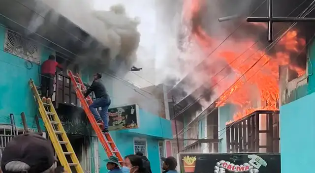Seis estudiantes mueren calcinados en incendio en karaoke durante fiesta de cumpleaños en Puno