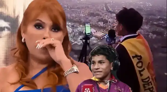 Magaly Medina se conmueve con 'Pol Deportes' y pide que le den una beca.