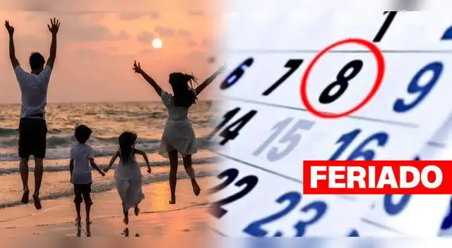 Conoce por qué el lunes 8 y martes 9 de diciembre es feriado en el Perú