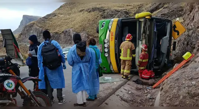 Tragedia en Cusco: 7 fallecidos y más de 30 heridos tras volcadura de bus interprovincial. Tragedia en Cusco: 7 fallecidos y más de 30 heridos tras volcadura de bus interprovincial.
