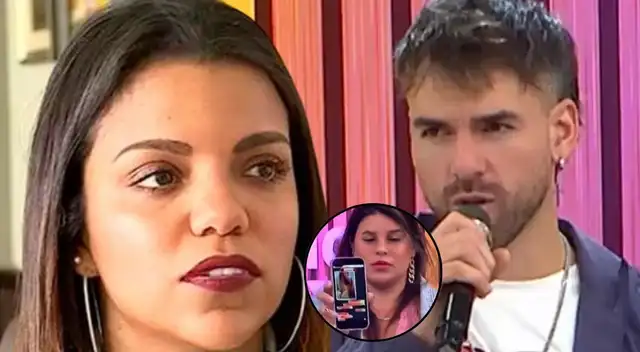 Macarena Vélez muestra pruebas de presunta infidelidad de Johana Cubillas a Juan Ichazo.