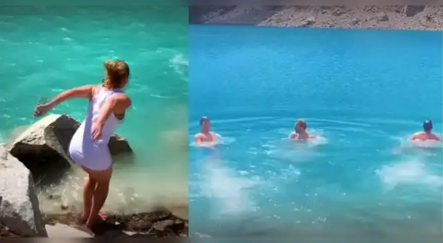 Turistas ingresan al área protegida del Huascarán y usan lagunas de Áncash como psicina.