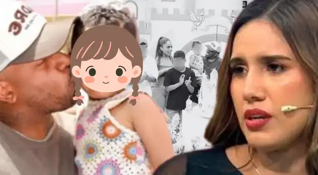 Jefferson Farfán organiza fiesta de cumpleaños a su hija, pero sin Darinka Ramírez.