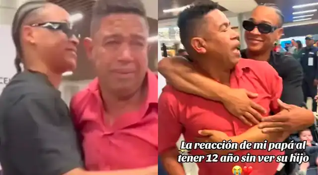 Emotivo reencuentro: padre vuelve a ver a su hijo tras 12 años y su reacción impacta en TikTok Emotivo reencuentro: padre vuelve a ver a su hijo tras 12 años y su reacción impacta en TikTok