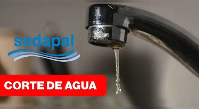 Sedapal suspenderá servicio en 2 distritos de Lima por casi 10 horas. Sedapal suspenderá servicio en 2 distritos de Lima por casi 10 horas.