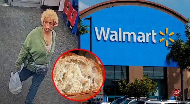 Mujer ocultó cuchillas de afeitar en pan que venden en Walmart. Mujer ocultó cuchillas de afeitar en pan que venden en Walmart.