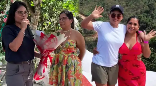 Tania Pinedo le dedicó un emotivo mensaje a Lis Padilla al pedirle ser su novia.