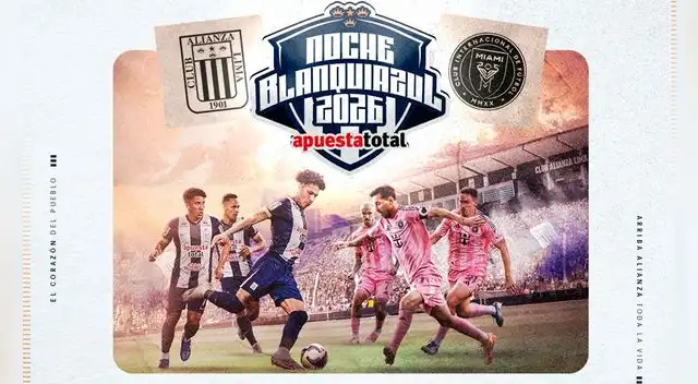 Alianza Lima enfrentará al Inter Miami de Lionel Messi por la Noche Blanquiazul 2026. Foto: Alianza Lima Alianza Lima enfrentará al Inter Miami de Lionel Messi por la Noche Blanquiazul 2026. Foto: Alianza Lima