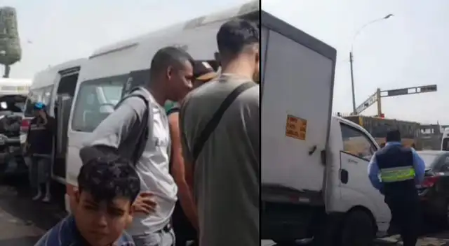 Aparatoso accidente de tránsito bloquea un carril en Independencia.