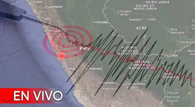 Conoce EN VIVO los temblores que ocurren en el Perú, según el IGP.