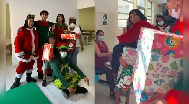 Tiktoker Valentino sorprendió a diversos niños dentro de un hospital al llegar regalando juguetes.