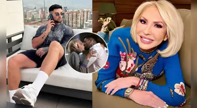 Laura Bozzo sorprendió al darse un beso con un modelo argentino dentro del reality show 'El Internado'.